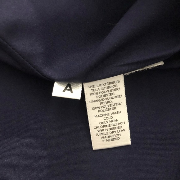 Ann Taylor LOFT | Floral Shift Dress Navy |Size: M - Picture 8 of 9